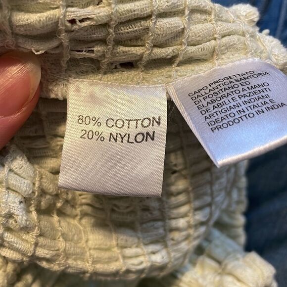 Antica Sartoria Crochet Lace Wide Leg Pants M - Picture 7 of 8